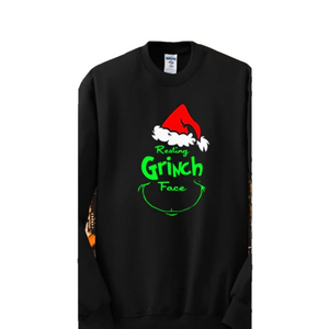 Women’s grinch sweat shirt size medium